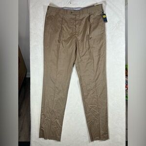 NWT Hart Schaffner Marx 42R Unhemmed Wool Spandex Blend Traveler Slacks Pants